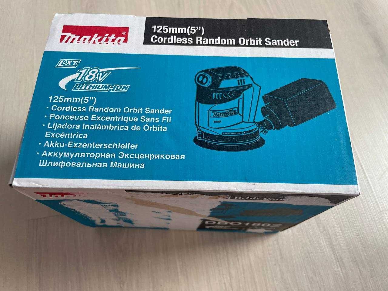 Makita Dbo180Z Szlifierka, Niebieski/Czarny, 125 mm 1106