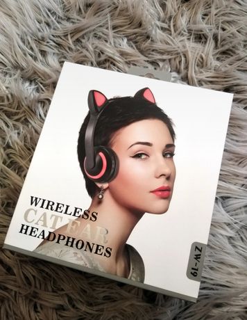 Słuchawki LED Bluetooth w kształcie kocich uszu