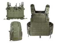 Plate Carrier TASMANIAN TIGER SET Olive zestaw taktyczny wojskowy