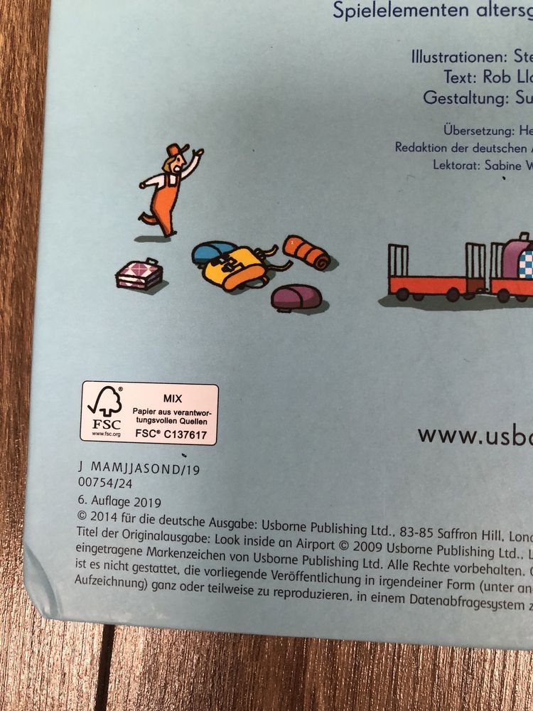 Ksiazka Usborne Am Flughafen