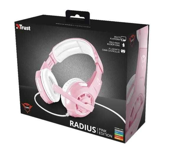 Słuchawki Trust GXT 310P Radius Gaming Headset (różowy)