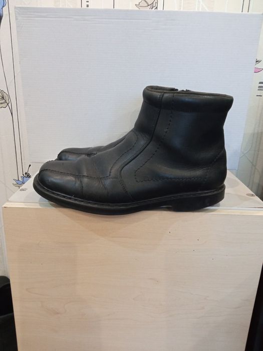 Продам мужские кожаные зимние ботинки на меху Foot club