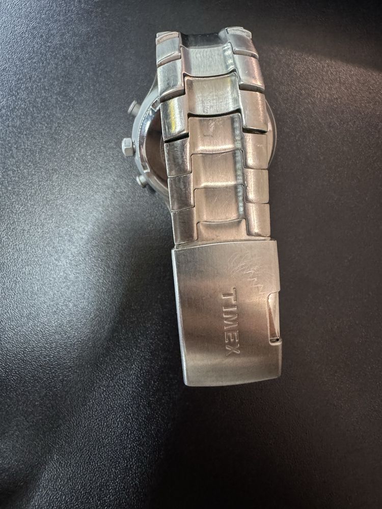 Sprawny Zegarek męski Timex CR2016 CELL Indiglo srebrny podświetlany