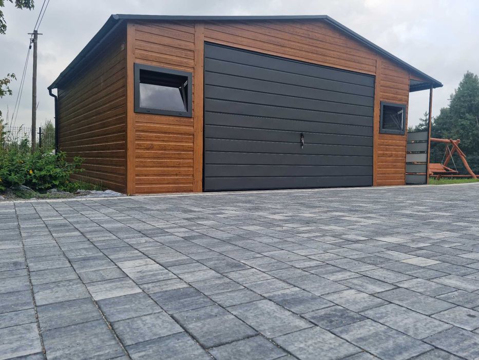 Garaż 6x5 Blacha Ocynk + Antracyt w NISKIEJ CENIE