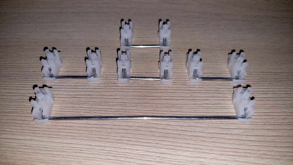 Стабілізатори для клавіатури типу plate mount