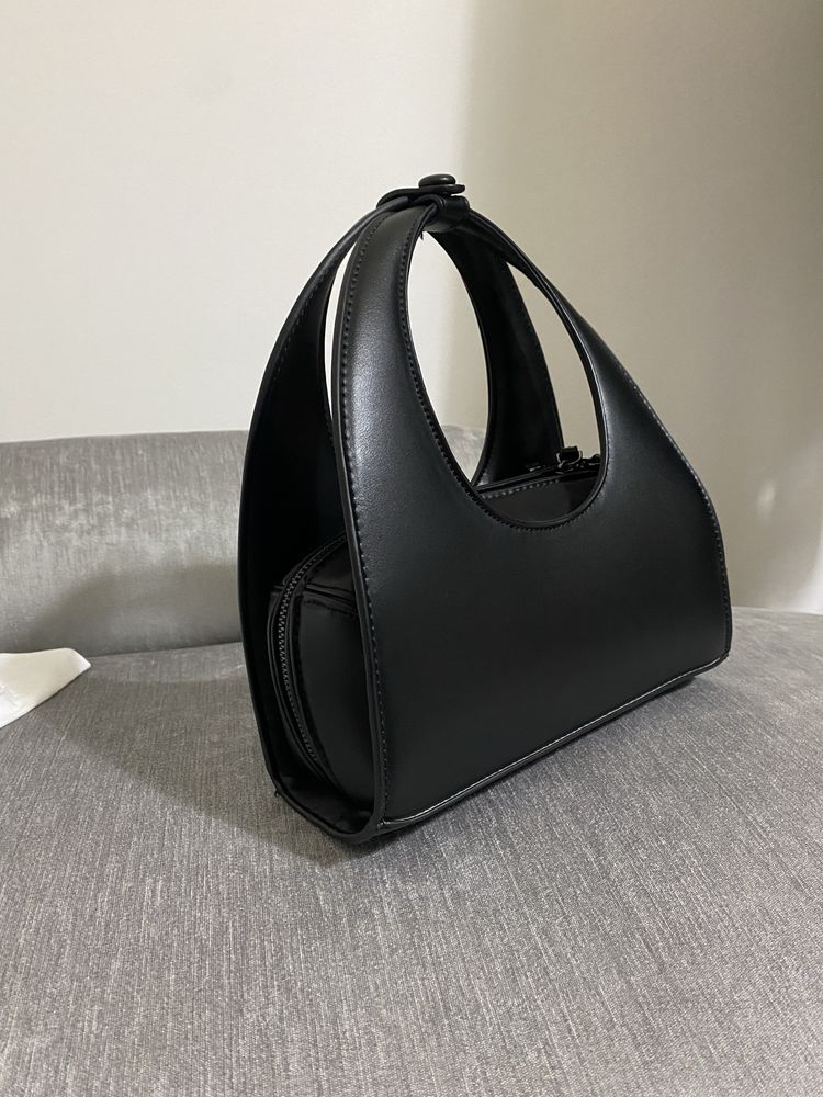 Zara mini city bag preta