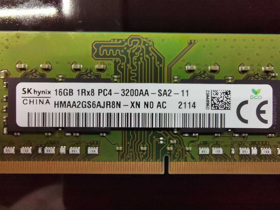 Оперативна память SK Hynix  Samsung  DDR4 3200 2933 2666 для ноутбуків