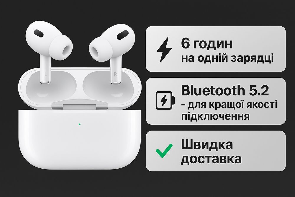 Airpods Pro 2 - ідеальне шумопоглинання