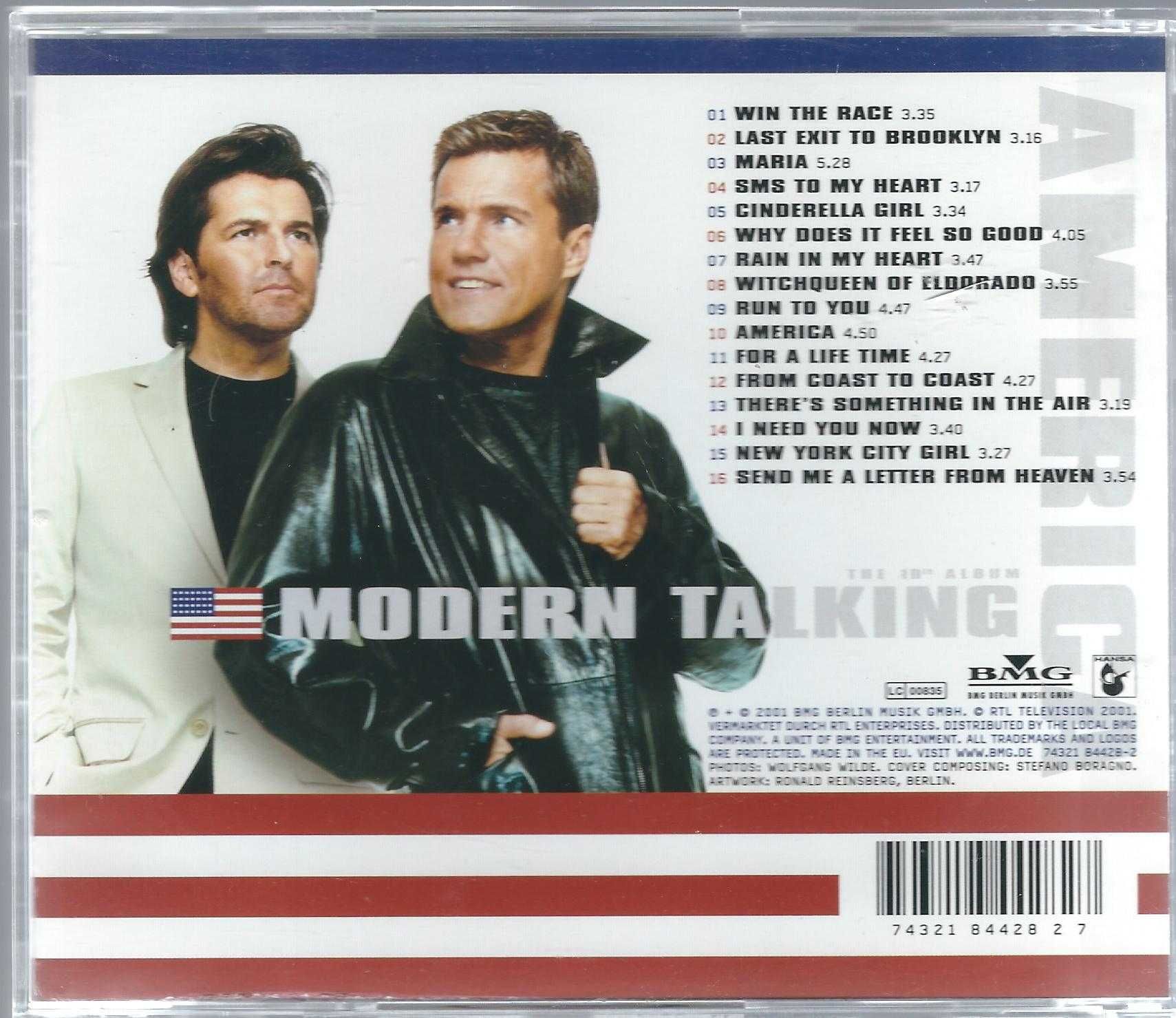 CD Modern Talking - America - The 10th Album (2001) (Hansa)