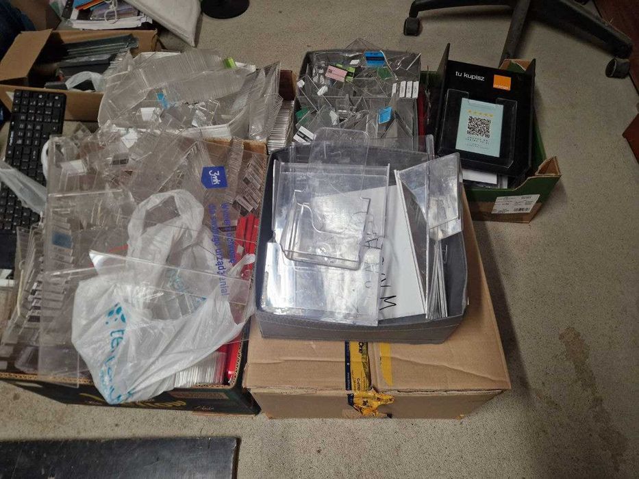 ZESTAW Podstawka pod TELEFON, stojak z Plexi ekspozytor