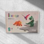 Hey Clay masa plastyczna z aplikacją dinozaury