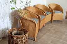 Fotele boho wiklinowe ratanowe rustykalne