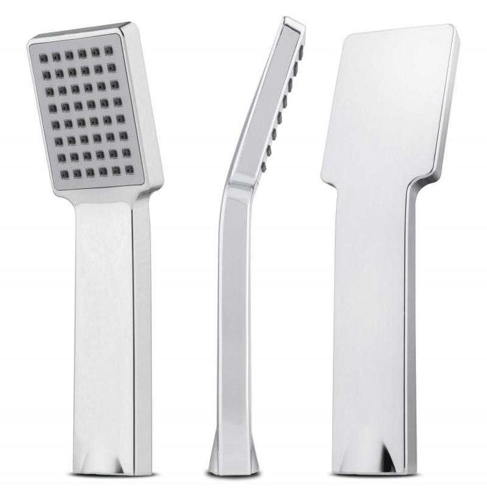 Bateria wannowa prysznicowa stojąca kran mosiądz chrom