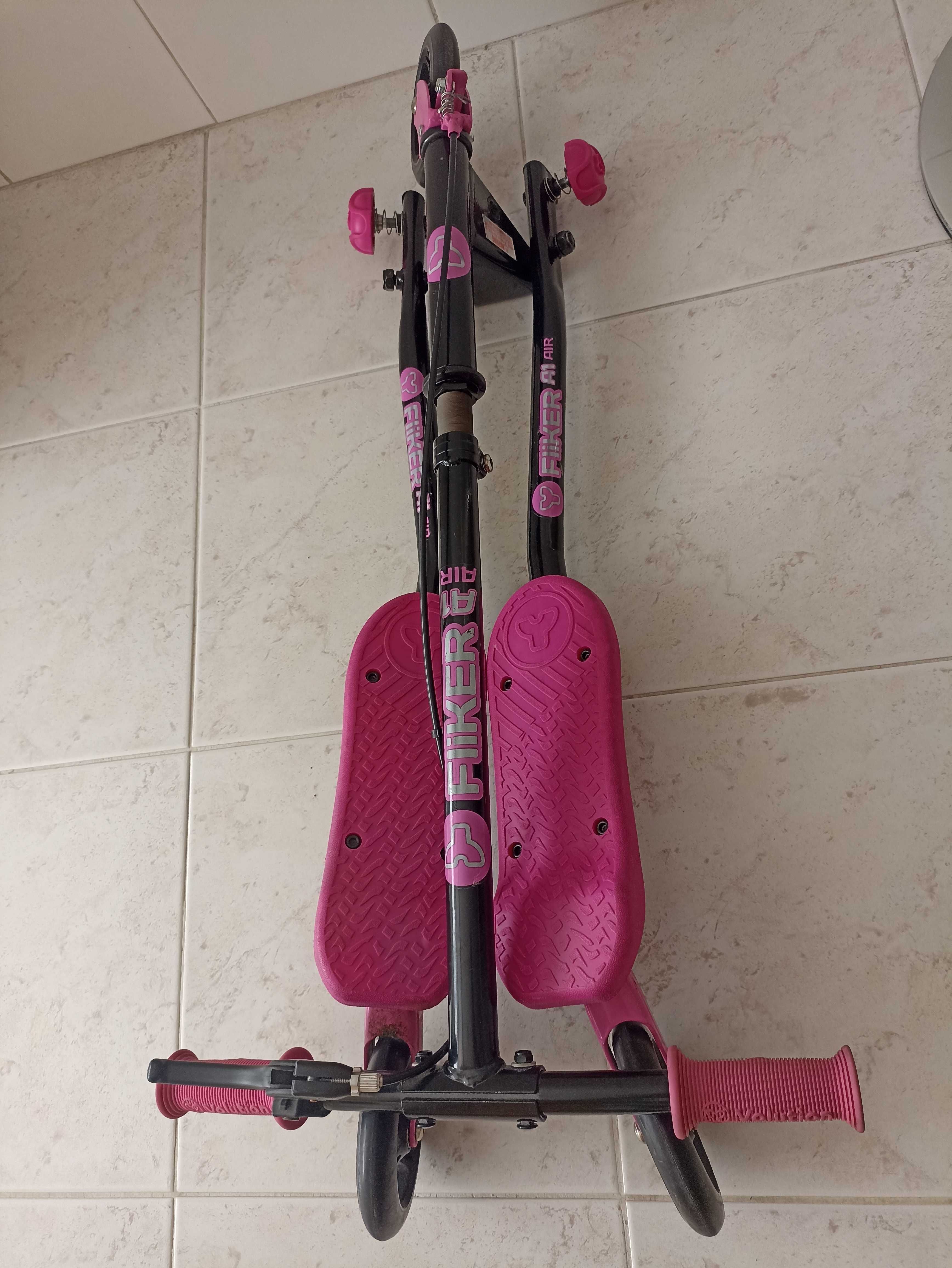 Trotinete de 3 rodas cor de rosa Fliker A1