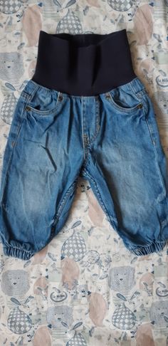 Spodnie jeansy z gumką H&M rozm. 74 cm 6 - 9 msc