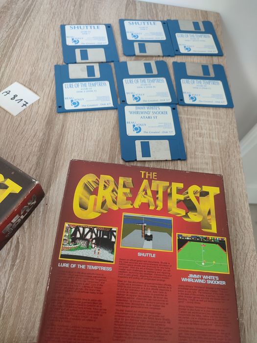 Atari St games lure of the temptress shuttle jimmy white's whirlwind