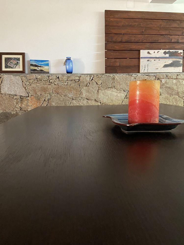 Mesa de Madeira Maciça Extensível