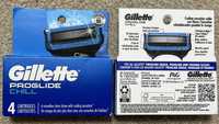 Оригинал 100% из США Gillette  PROSHIELD , CHLL 4шт лезвия Лосьон USA