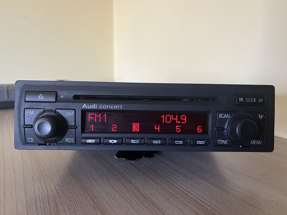 Radio Audi Concert 2 - A6 C5 - Chowane gałki