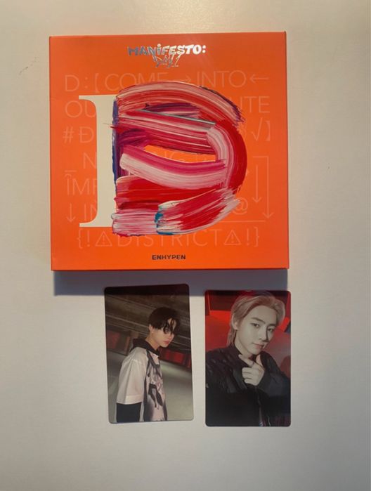 album enhypen manifesto ver d sunghoon niki