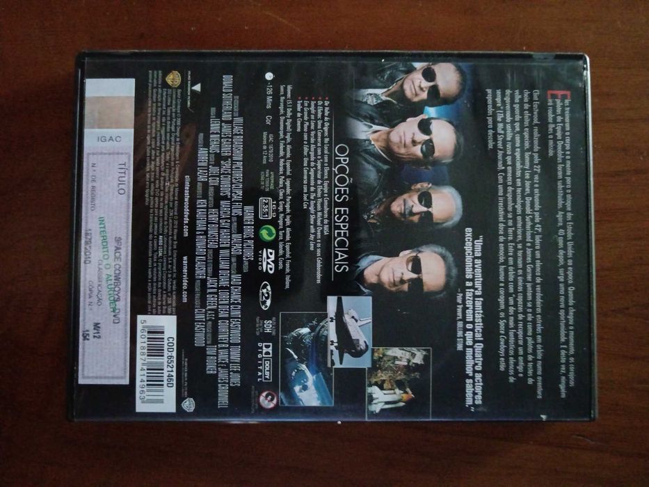 filme dvd original - space cowboys