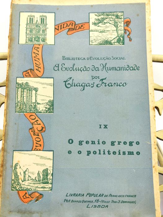 Livro "O Génio Grego e o Politeísmo", de Chagas Franco