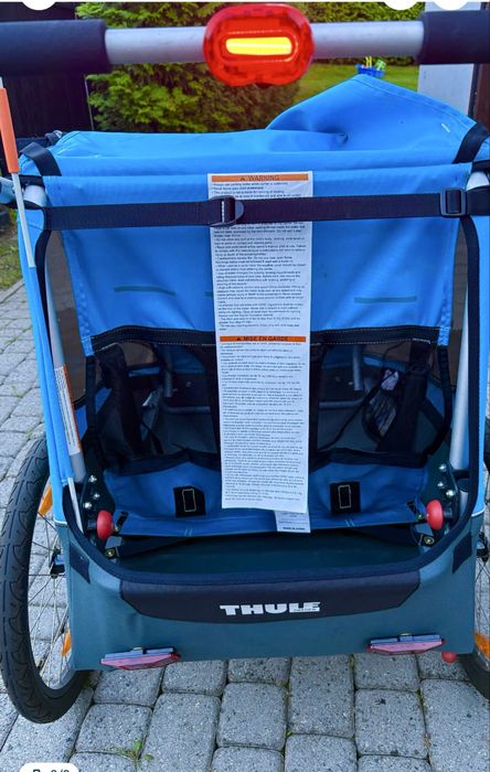 Przyczepka rowerowa Thule coaster XT - 2 osobowa , wysyłka