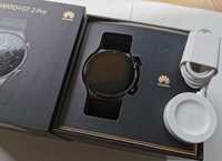Smartwatche Huawei Watch GT 2 Pro grafitowy skórzany pasek używany