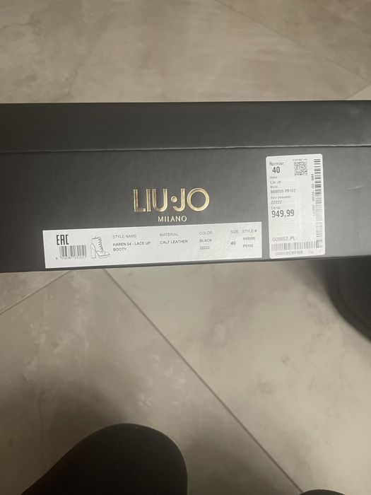 Botki LIU JO,rozmiar 40