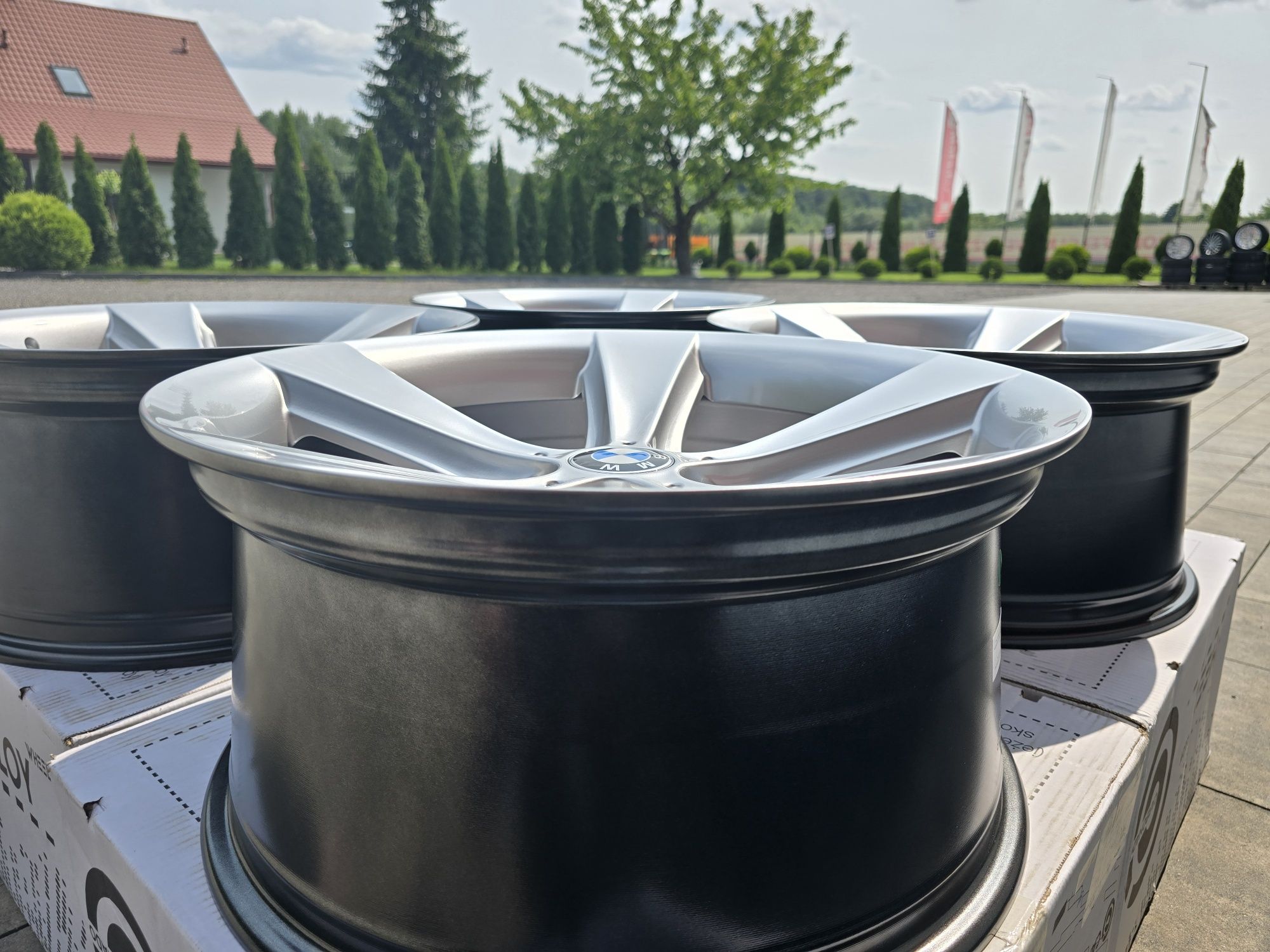 Alufelgi 19" 5x120 9J ET24 BMW E60 E61 E39 E65 WKLĘSŁE !