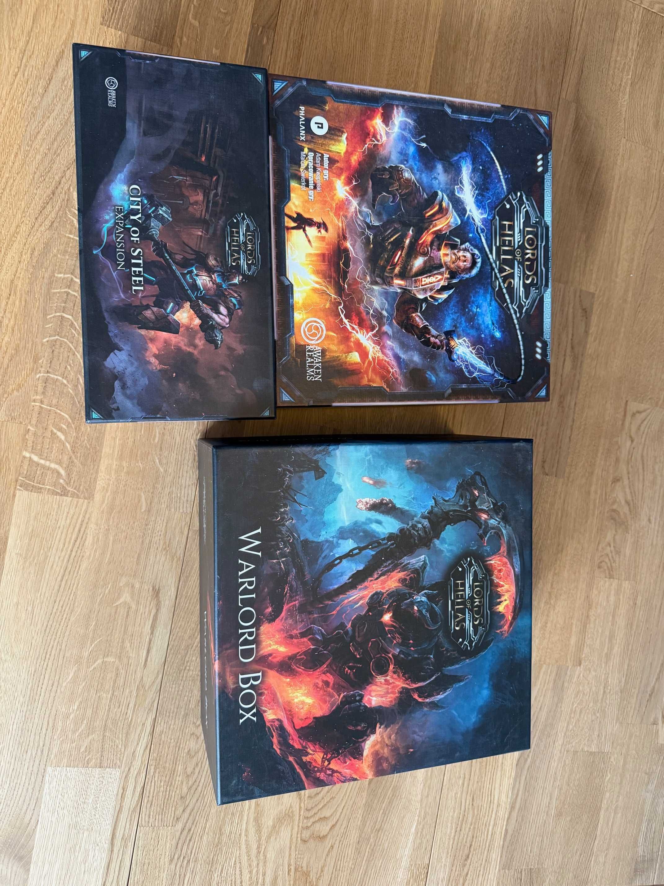 Lords of Hellas PL Kickstarter Warlord + City of Steel