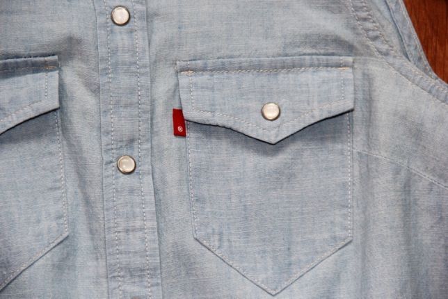 Levis levi's sukienka koszula xs 34 s 36 jeansowa jeans kurtka bluzka
