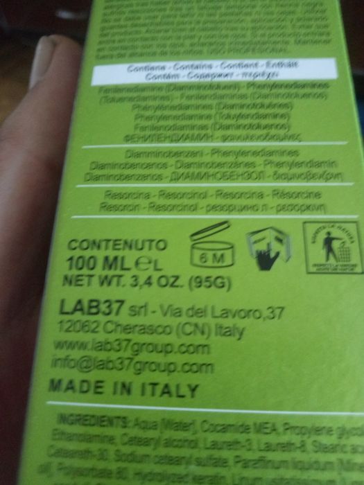 Безаммиачная краска для волос Keratin color  50 гр шт