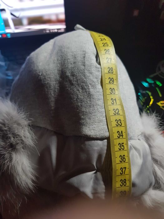 Шапка зимова з натуральним хутром