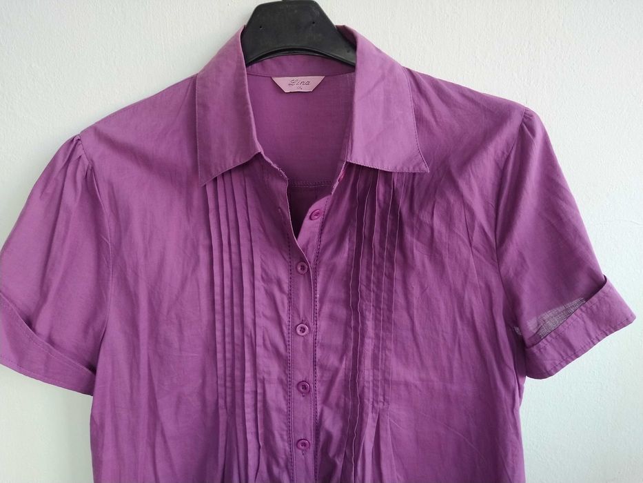 Blusa violeta, alegre e jovial - Tamanho XL / XXL