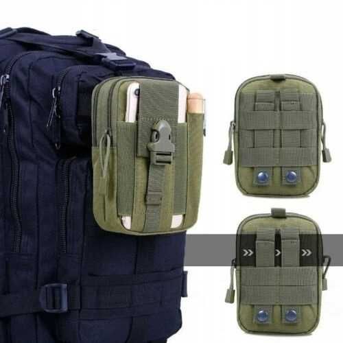 Zestaw Survivalowy Taktyczny Militarny Zestaw Saszetka + Pas