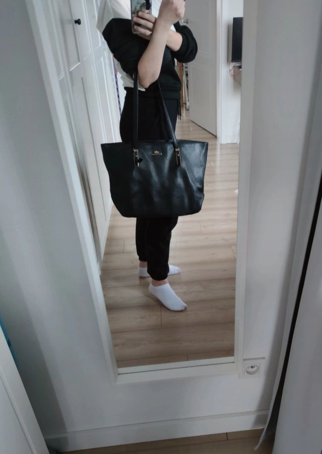 Torebka shopper Wittchen czarna