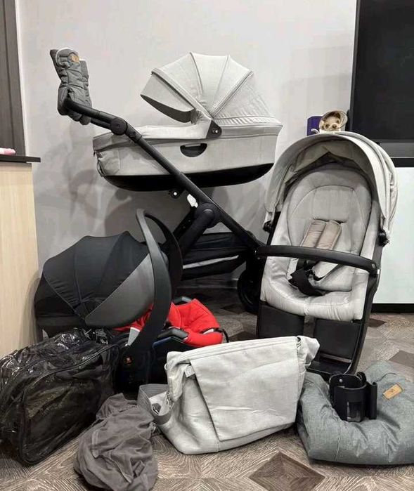 Коляска 3 в 1 Stokke Trailz, в отличном состонии