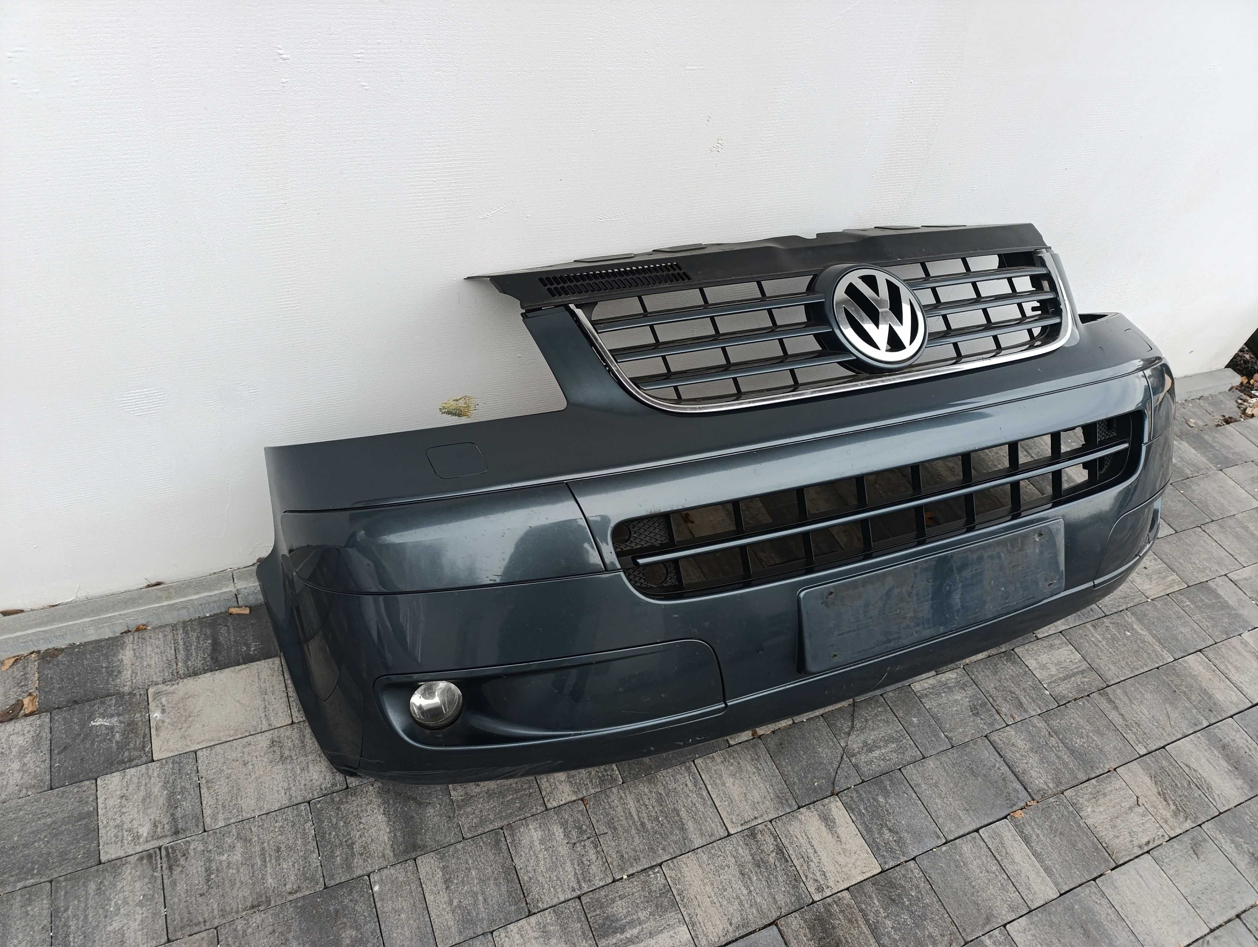 VW T5 multivan zderzak przedni kompletny xenon
