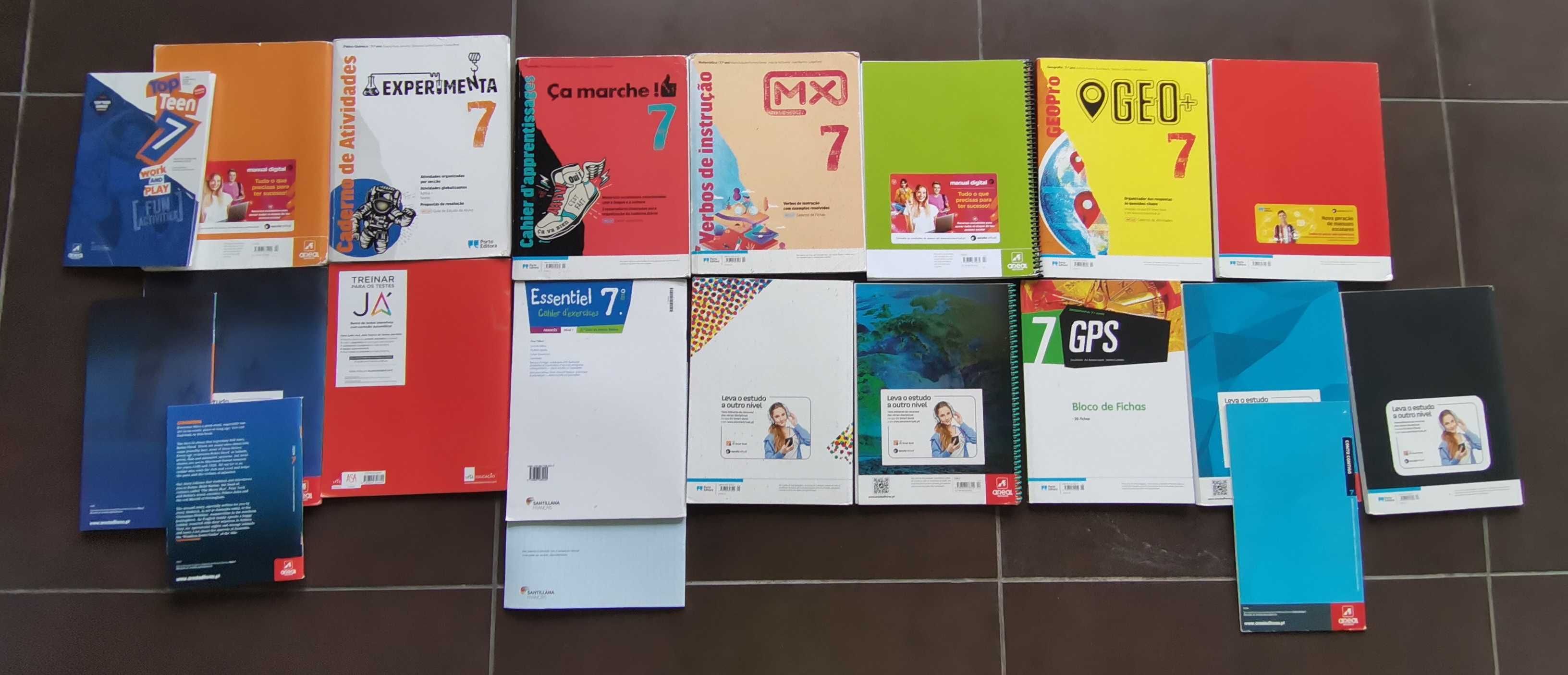 Livros de Fichas do 7° Ano