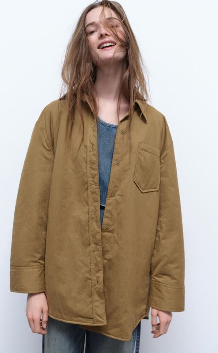 Стильная трендовая Куртка Рубашка ZARA р-р XS-S