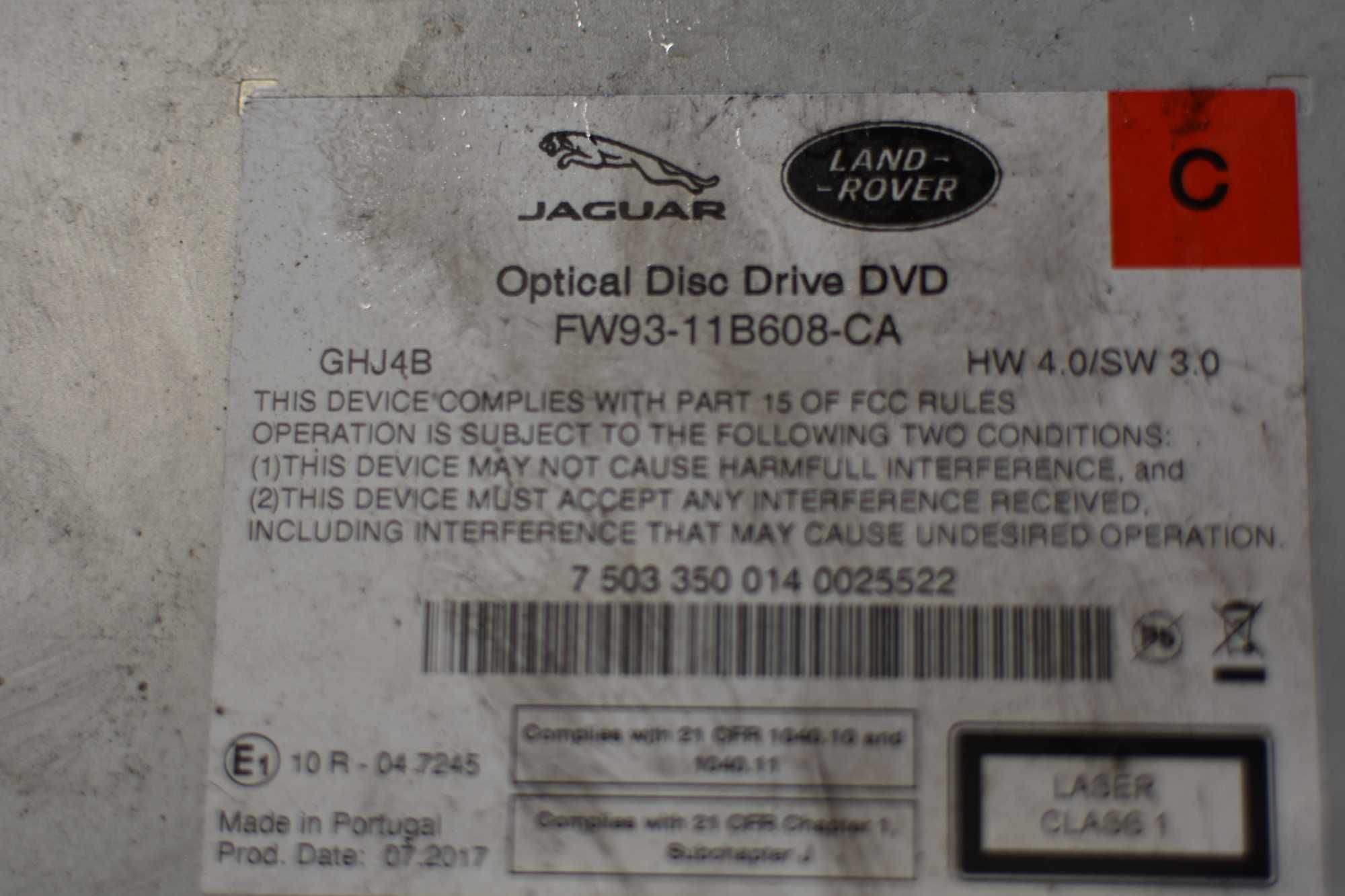 Czytnik DVD fw93-11b608-ca Discovery 5 L462