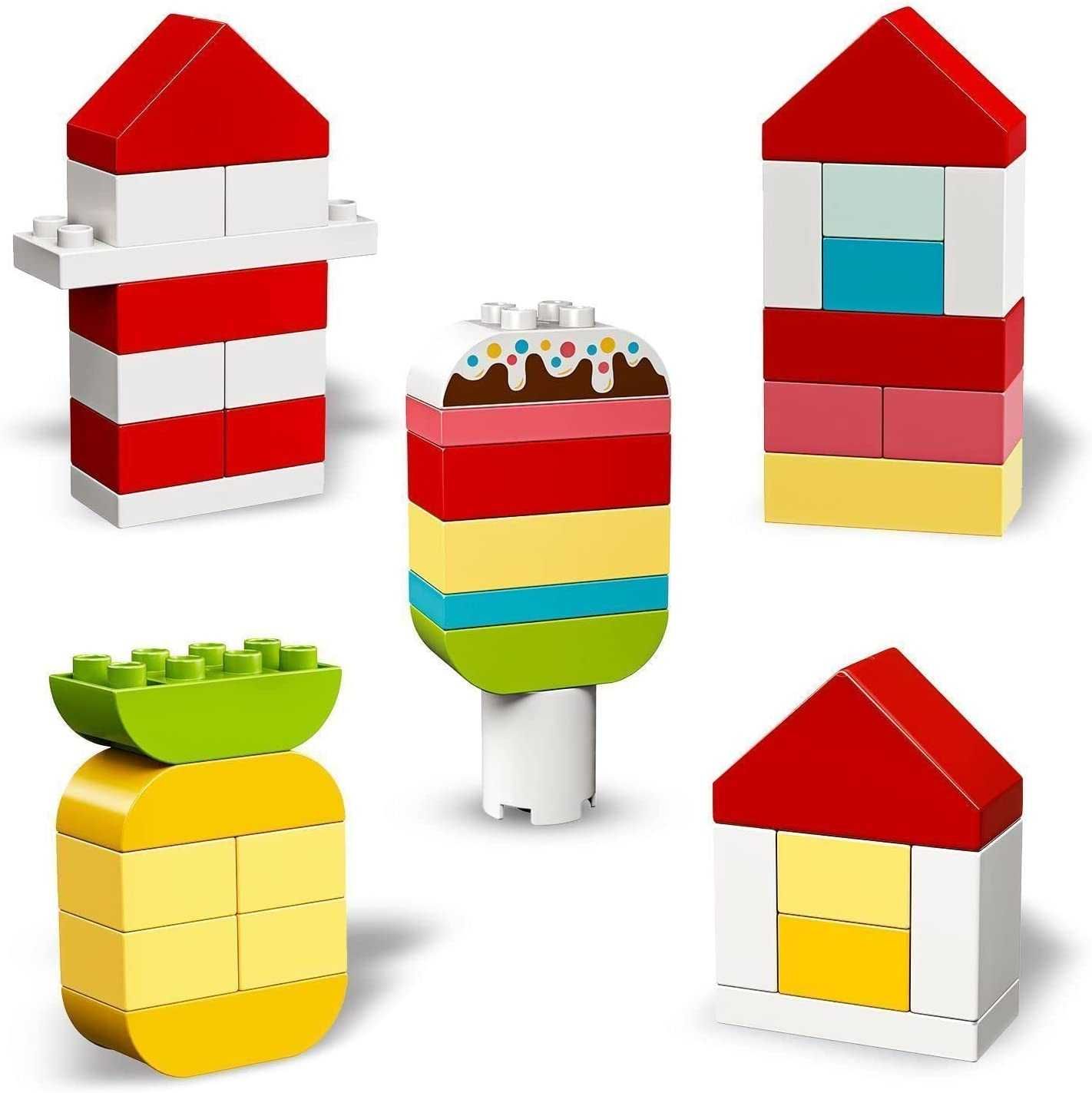 Конструктор LEGO Duplo 10909 Шкатулка-сердце 80 деталей от 18 мес.
