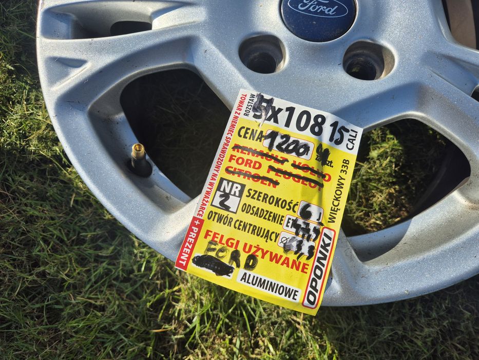 Alufelgi 4x108 15Cali  Ford