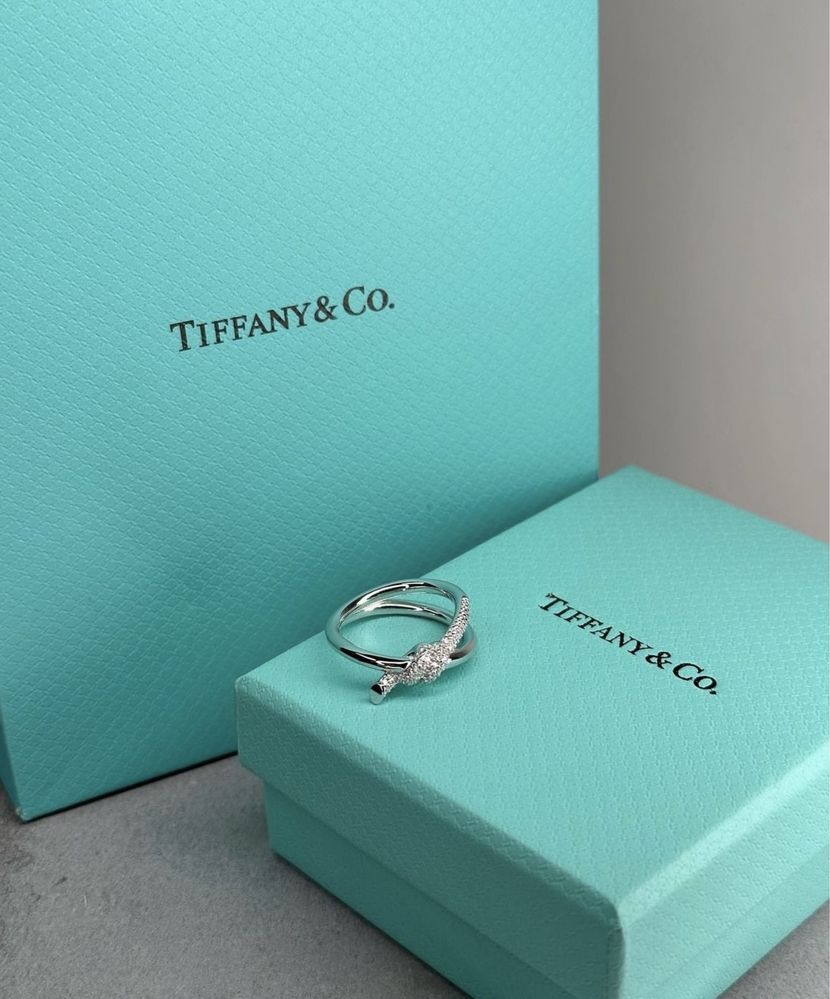 Кольцо Тиффани Tiffany с серебра