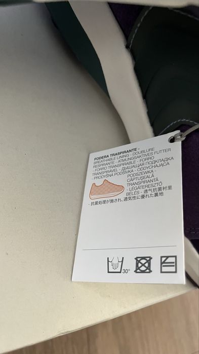 Ténis da Geox roxos e azuis