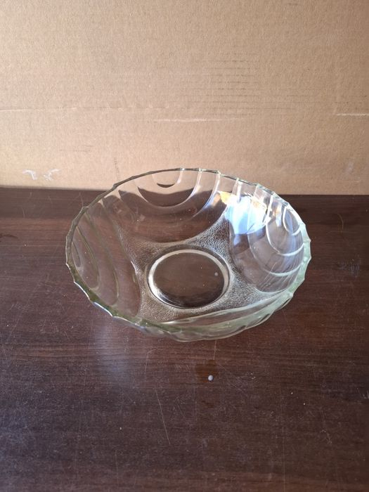 Stara misa szklana szkło PRL