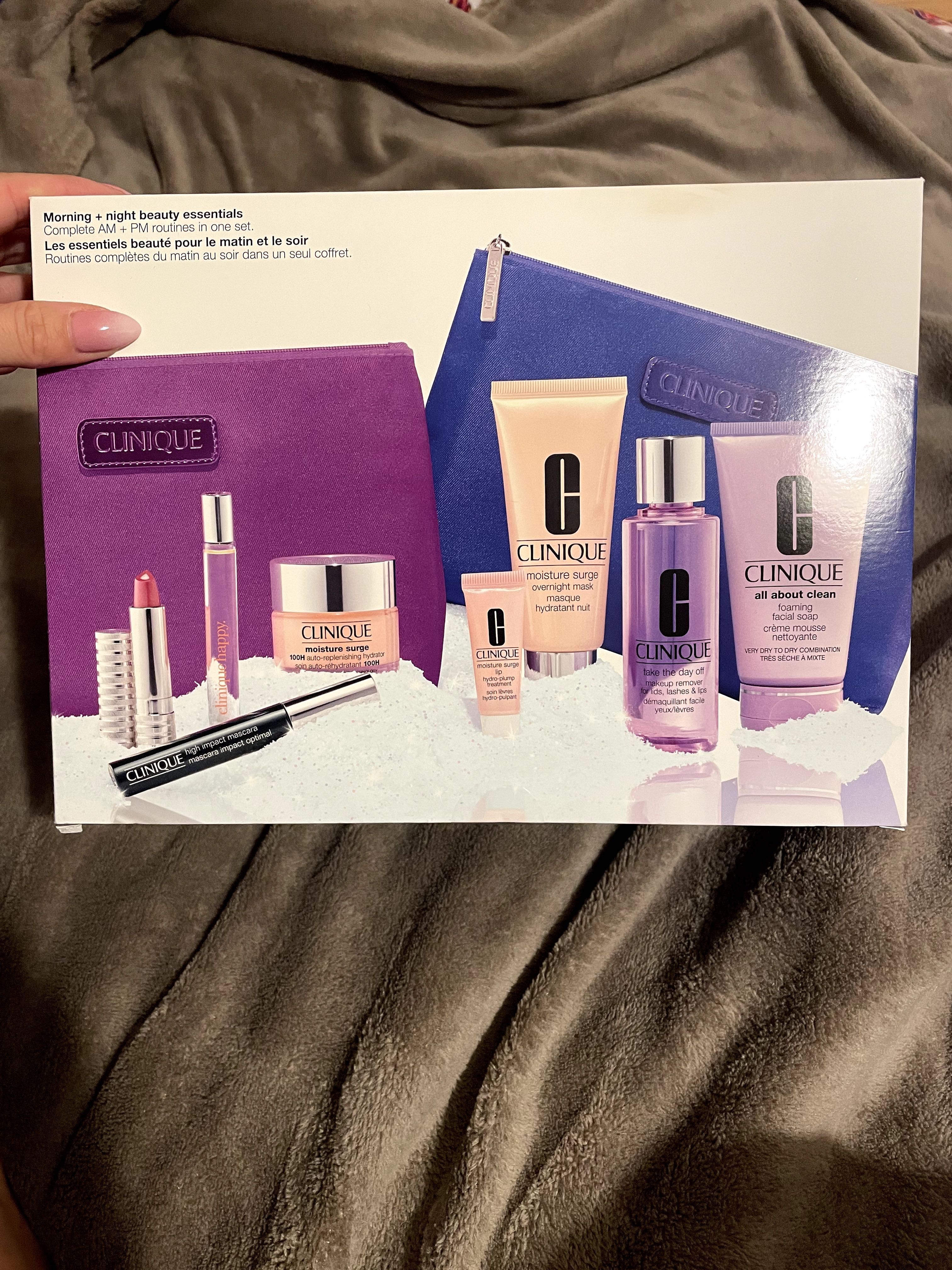 Clinique Morning + Night Beauty Essentials Set - Zestaw