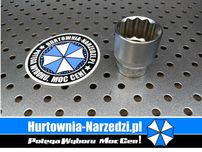 Nasadka 27 mm 1/2" 12-kątna CrV HONITON nasadka 27mm dwunastokątna