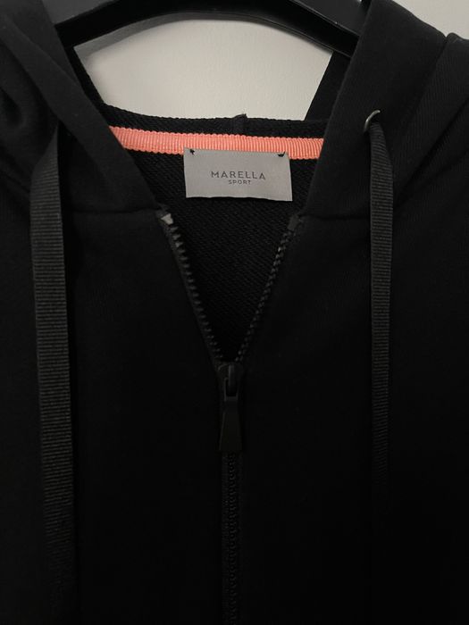 Sukienka czarna dresowa Marella